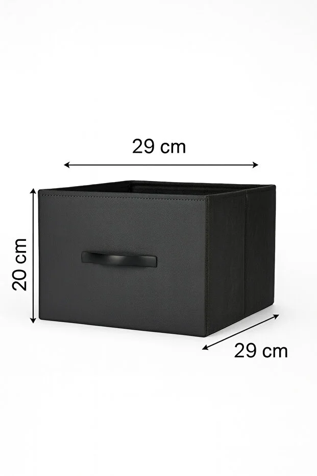 4 Çekmeceli 4 Raflı Kitaplık Çalışma Odası Düzenleyici Metal Kitaplık Deri Çekmeceli Kitaplık Antrasit